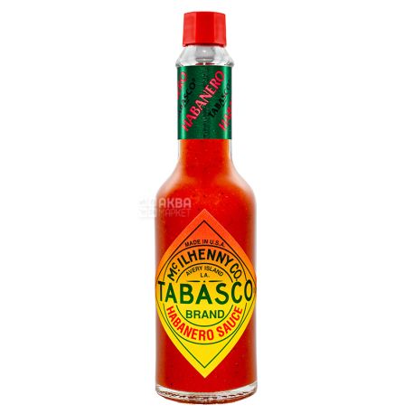Tabasco, 60 мл, Соус, Хабанеро, перцевой, стекло