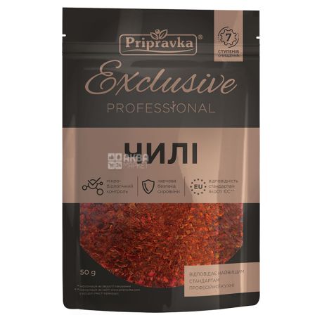Seasoning, 50 g, Chile, Exclusive, crushed, m / s