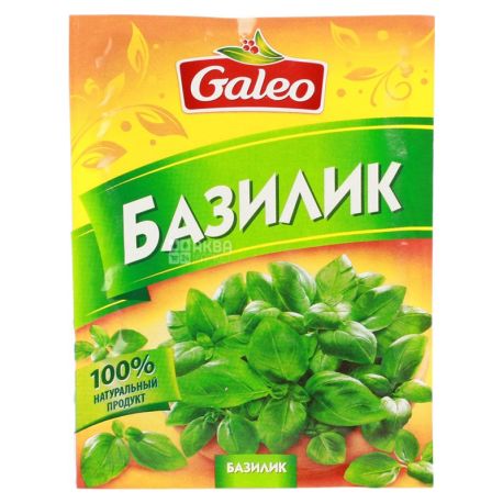 Galeo Базилик, 10 г, Бумажный пакет