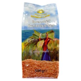 Golden Cane, 500 г, Сахар-песок тростниковый Голден Кейн, коричневый