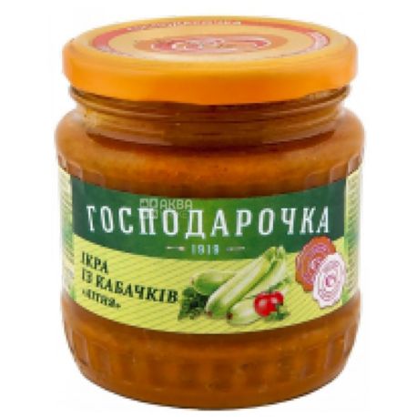 Gospodarochka, 445 g, Caviar, Squash, Summer