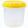 Bank "Premium" with a lid on a thread assorted, 1.0 l, (126x126x115 mm)