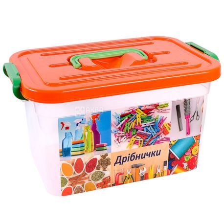 Container with liner, assorted, 6.3 l, 190 * 275 * 160 mm