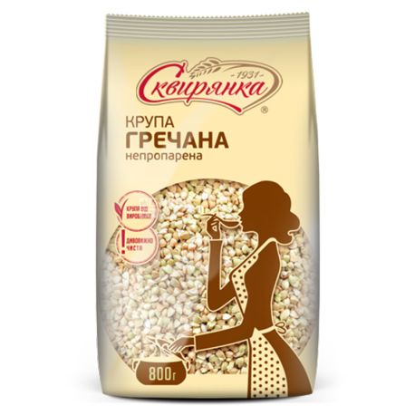 Сквирянка, Крупа гречана, непропарена, 800 г