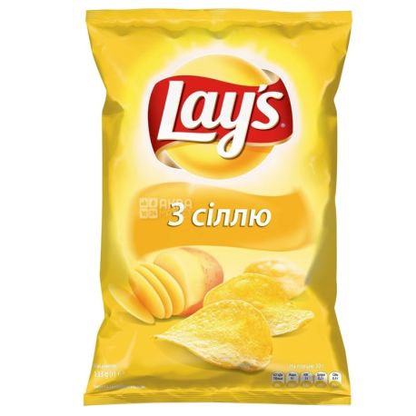 Lay's чіпси с сіллю, 133г, м/у