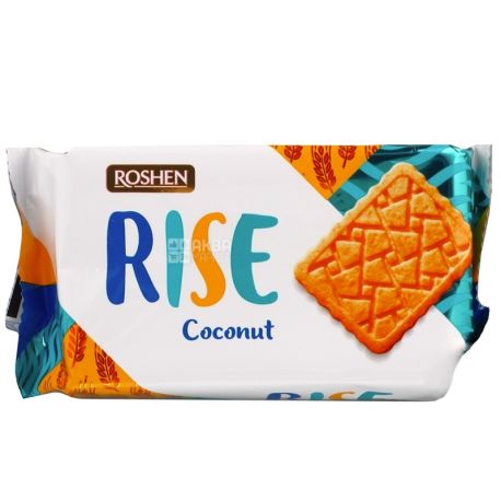 Roshen Печиво Rise рисове з кокосом, 118г, м/у 