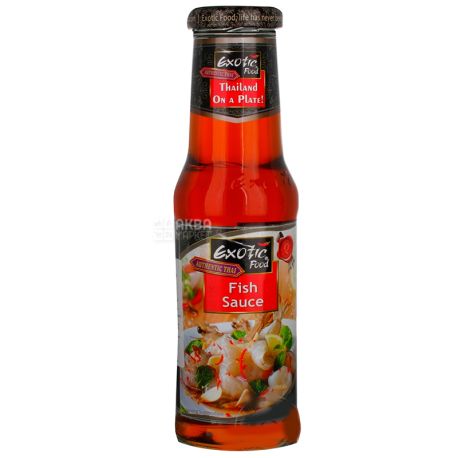 Exotic Food Fish Sauce Fish Sauce, 250 ml, glass bottle