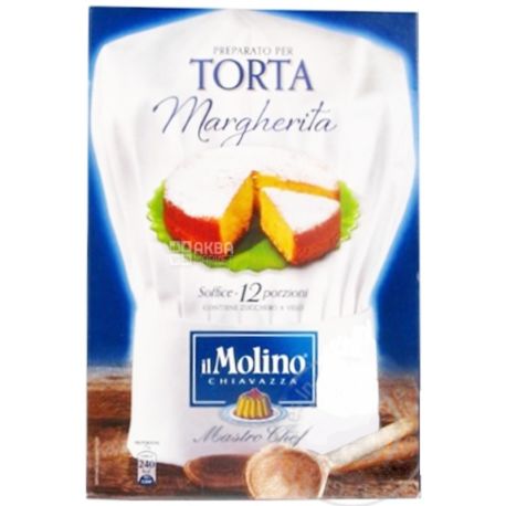 Il Molino, 440 г, Смесь для торта Маргарита 