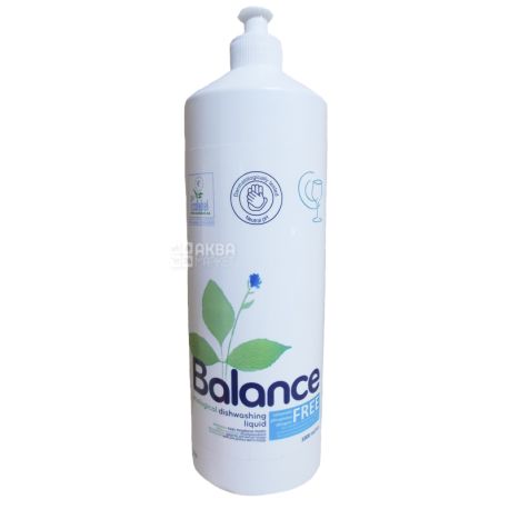 Ringuva Balance, 1 л, Рідкий засіб для миття посуду, органічна