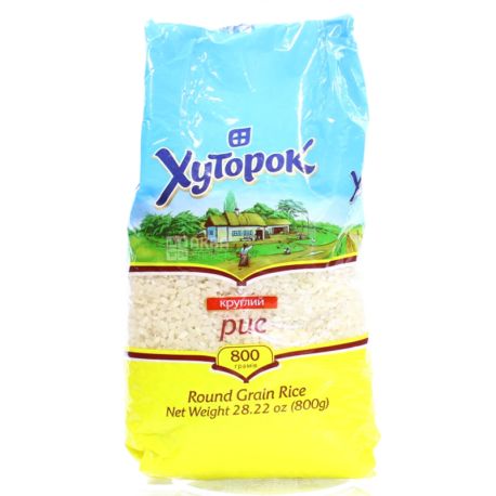 Khutorok, 800 g, Rice, Polished, Grained, Grade 1