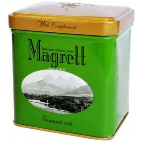 Magrett green leaf tea, 100g, w / w