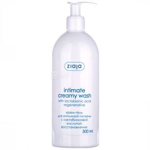 Ziaja, 500 мл, Крем-гель для интимной гигиены, с лактобионовой кислотой