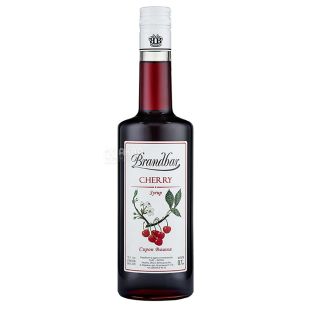 Brandbar, Cherry, 0,7 л, Сироп Брендбар, Вишня, стекло