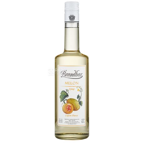Brandbar, Melon, 0,7 л, Сироп Брендбар, Диня, скло