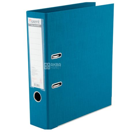 Axent Prestige +, Blue Recorder, A4, back 7.5 cm, cardboard, metal