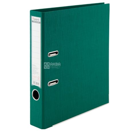 Axent Prestige +, Ring binder green, A4 format, 5 cm back, cardboard, metal