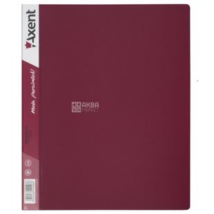Axent, Папка на 2-х кольцах А4, 25 мм, бордовая