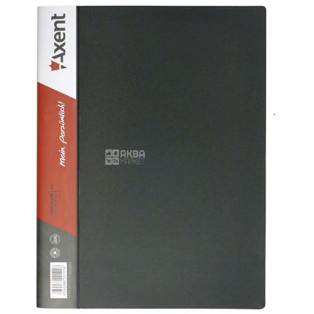 Axent, Папка з затискачем, А4, чорна