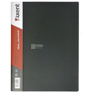 Axent, Папка с зажимом, А4, черная