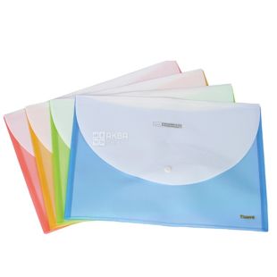 Axent, Папка на кнопке, А4, ассорти