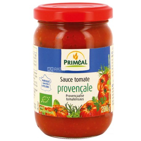 Primeal, Соус томатний прованський, 200 г, скло