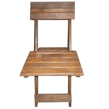 Chair, 1 pc., Wooden, Folding