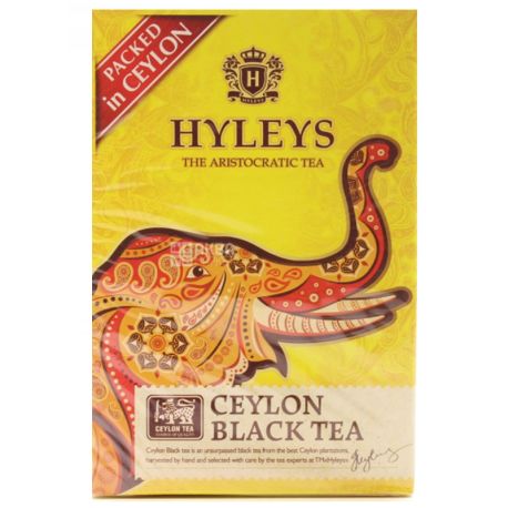 Hyleys Ceylon Black Tea, 90 г, Чай черный Хэйлис Цейлонский