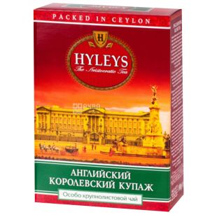 Hyleys English Royal Blend Tea, 100 г, Чай чорний Хейліс, Англійський Королівський Купаж
