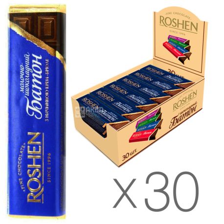Roshen, Батончик с начинкой крем-брюле, Упаковка 30 шт. по 43 г, картон