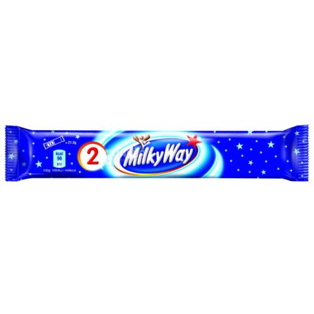 Milky Way, 43 г, упаковка 24 шт., Батончик из суфле, 1+1
