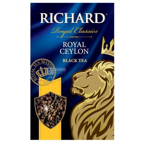 Richard, Royal Ceylon, 90 г, Чай Річард, Роял Цейлон, чорний