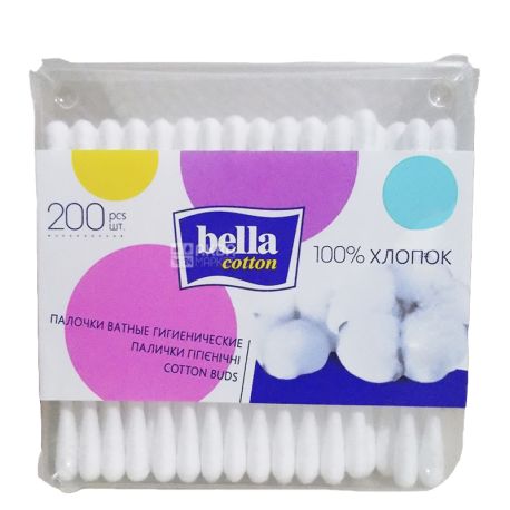 Bella, 200 pcs., Cotton buds hygienic