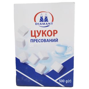 Diamant, 500 г, Цукор-рафінад Діамант, білий пресований