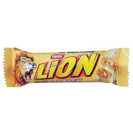 Батончик Nestle Lion White Rock, 42г, упаковка 48шт