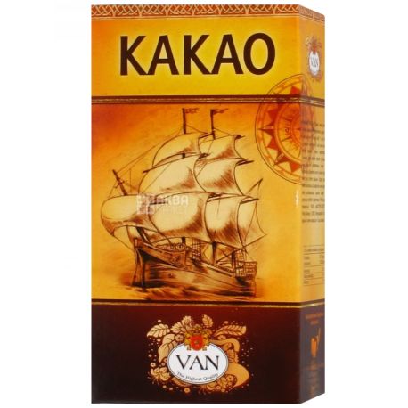 Van, Какао-порошок, 75 г, Ван, шоколадный напиток