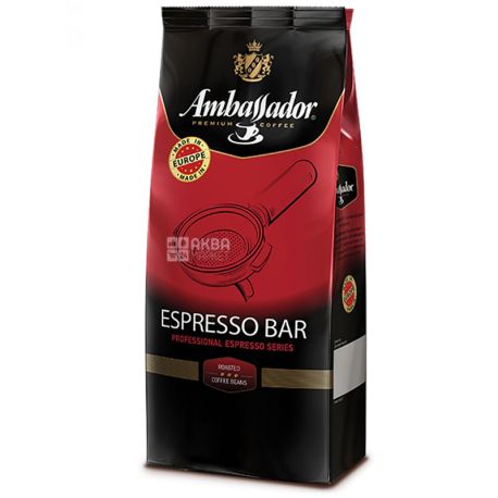 Ambassador Espresso Bar, 1 кг, Кофе в зернах Амбассадор Эспрессо Бар