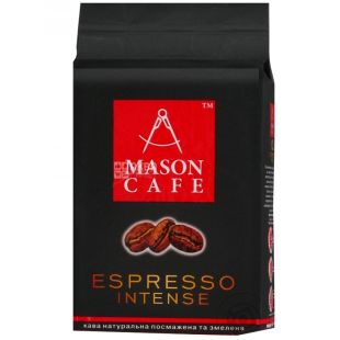Mason Cafe Espresso Intense, 225 г, Кава Масон Кафе Еспрессо Інтенс, середнього обсмаження, мелена