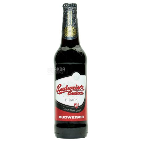 Budweiser Budvar B Dark, Пиво темное, 0,5 л