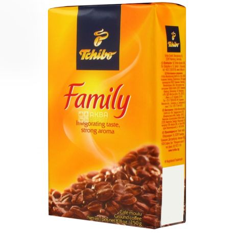 Tchibo Family, 250 г, Кофе Чибо Фэмили, светлой обжарки, молотый
