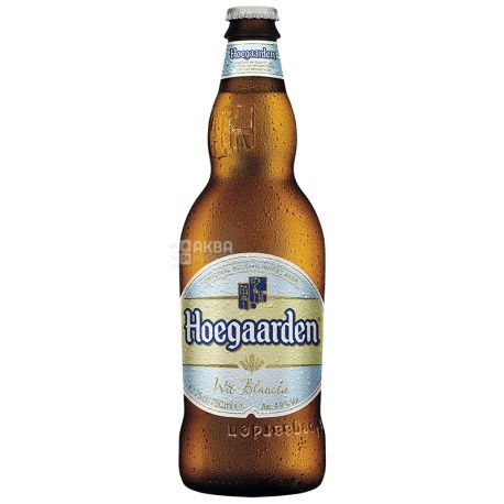 Hoegaarden White, 0,75 л, Хугарден, Пиво светлое нефильтрованное, стекло