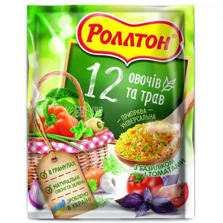 Роллтон, 80 г, Приправа 12 овощей, м/у