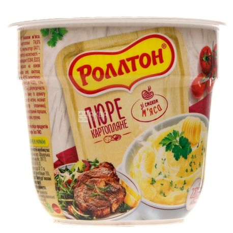 Rollton, 37 g, Mashed potatoes with meat, glass