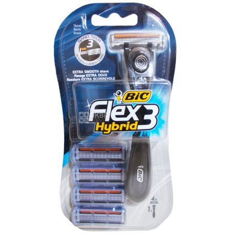 Bic Flex Easy, 1 шт., Станок для гоління