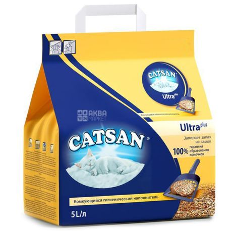 Catsan, 5 liters, hygienic filler, Ultra