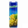 Sandora, Упаковка 10 шт. х 0,95л, Сок натуральный Белый Виноград Сандора