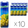 Sandora, Упаковка 10 шт. х 0,95л, Сок натуральный Белый Виноград Сандора