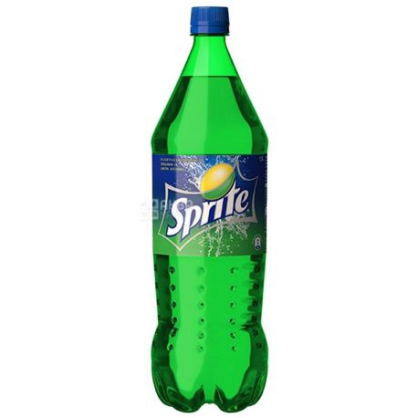Sprite, Упаковка 12 шт. по 1 л, Спрайт, Вода солодка, зі смаком лайма і лимона, ПЕТ