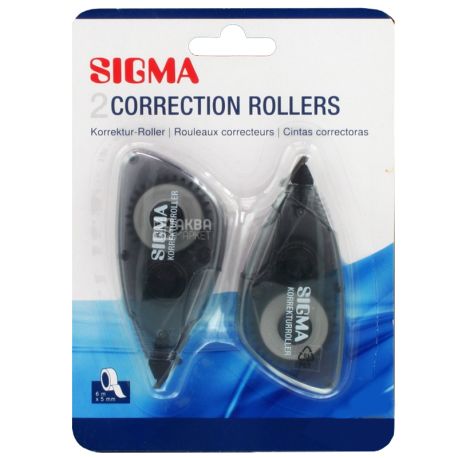 Sigma, Tape corrector, 5 mm x 6 m, pack 2 pcs.