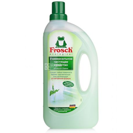 Frosch, 1 л, Средство для мытья полов и стен, Универсальное