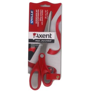 Axent, Ножницы канцелярские, Welle, 25 см, Красные, м/у